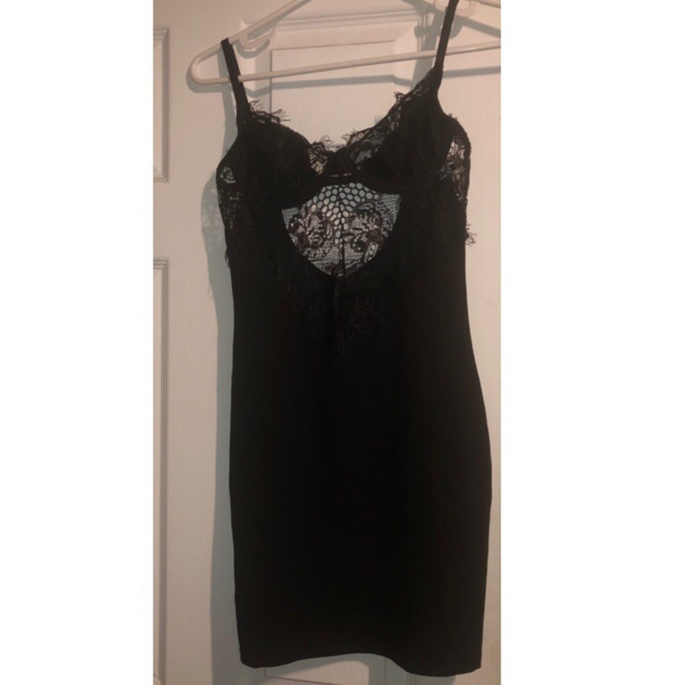 Little black lace dress